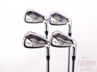 Callaway Apex Pro 19 Iron Set 8-PW AW FST KBS Tour 90 Steel Stiff Right Handed 36.75in
