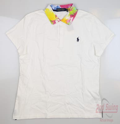 New Womens Ralph Lauren Polo Large L White MSRP $99
