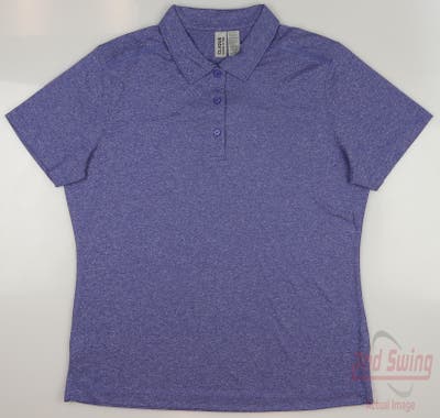 New Womens Clique by Cutter & Buck Polo Large L Blue MSRP $30