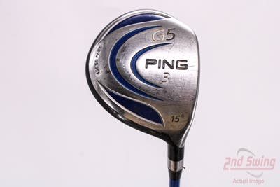 Ping G5 Fairway Wood 3 Wood 3W 15° Grafalloy prolaunch blue Graphite Regular Right Handed 43.0in