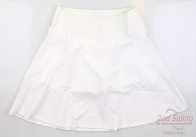 New Womens Puma PWRSHAPE Solid Woven Skirt X-Large XL White MSRP $65