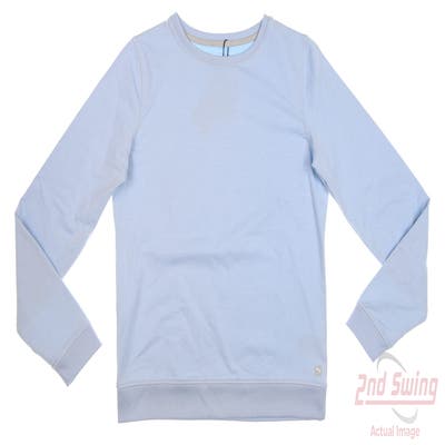 New Womens Puma Cloudspun Long Sleeve Crew Neck Small S Lucite Heather MSRP $70