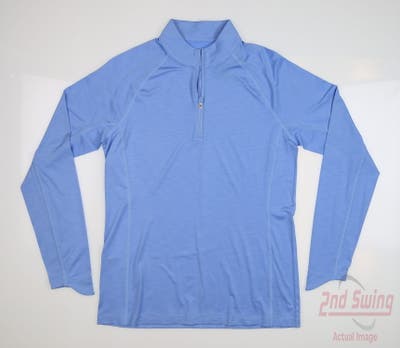 New Womens Puma Youv 1/4 Zip Pullover Small S Day Dream Heather MSRP $65