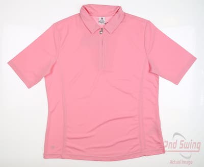 New Womens Daily Sports Macy Polo X-Large XL Lipstick MSRP $70