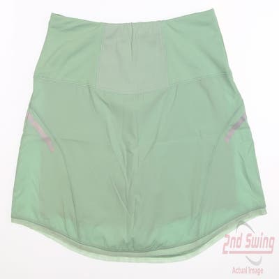 New Womens Lucky In Love Golf Skort Small S Green MSRP $88