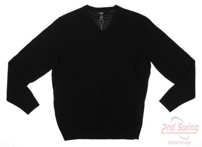 New Mens Callaway Golf Sweater Medium M Black MSRP $190