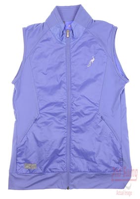 New W/ Logo Womens Adidas Golf Vest Small S Purple MSRP $75