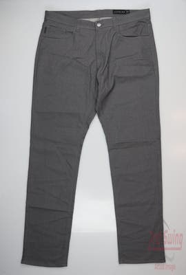 New Mens Dunning Golf Pants 36 x34 Gray MSRP $108