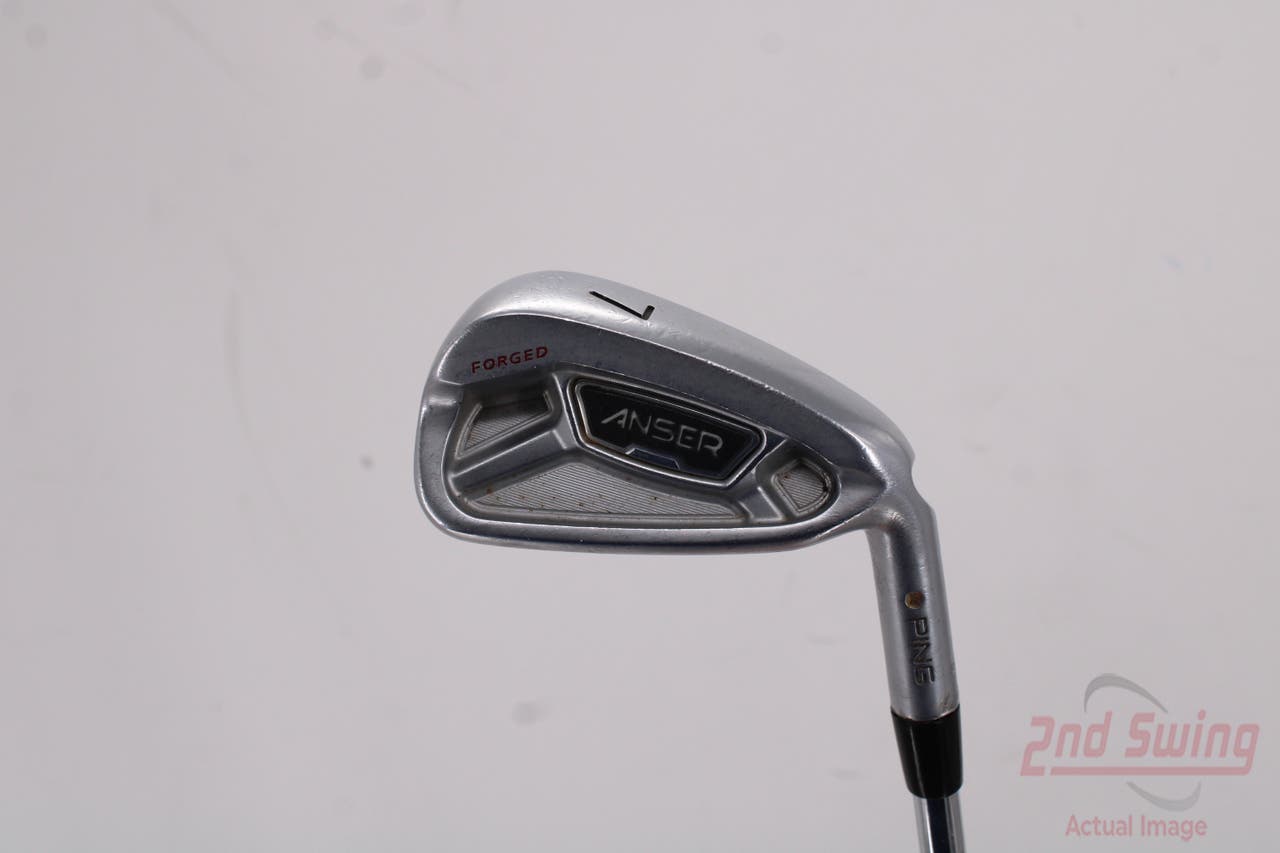 Ping Anser Forged 2013 Single Iron 7 Iron Ping CFS Steel Stiff Right Handed Gold Dot 37.0in