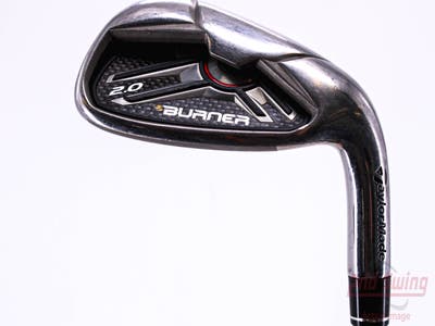 TaylorMade Burner 2.0 HP Single Iron Pitching Wedge PW Stock Steel Shaft Steel Stiff Right Handed 35.25in