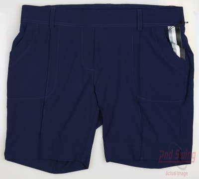 New Womens Belyn Key Golf Shorts X-Large XL Ink MSRP $116