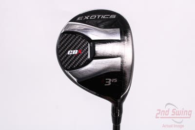Tour Edge Exotics CBX Fairway Wood 3 Wood 3W 15° Project X HZRDUS Red 62 5.5 Graphite Regular Right Handed 43.0in