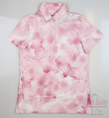 New Womens Puma Mattr Cloudy Polo Small S Orchid Shadow MSRP $65