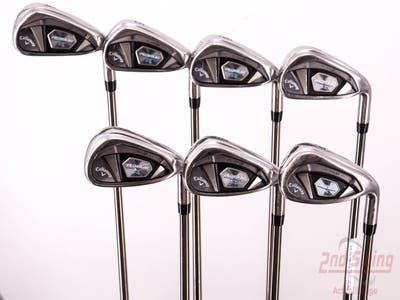 Callaway Rogue X Iron Set 4-PW UST Mamiya Recoil 780 ES Graphite Regular Right Handed 38.75in
