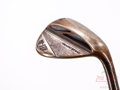 TaylorMade Milled Grind HI-TOE 3 Copper Wedge Lob LW 58° 10 Deg Bounce Aerotech SteelFiber i110cw Graphite Stiff Right Handed 35.25in