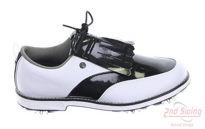 New Womens Golf Shoe Footjoy Premiere Medium 7 White/Black MSRP $210 99040