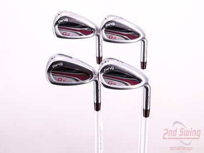 Ping G LE 2 Iron Set 8-PW SW ULT 240 Lite Graphite Ladies Right Handed Black Dot 36.25in