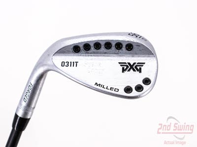 PXG 0311T Sugar Daddy Chrome Wedge Sand SW 56° 10 Deg Bounce Mitsubishi MMT 80 Graphite Stiff Left Handed 34.5in