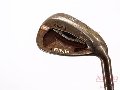 Ping Tour-S Rustique Wedge Sand SW 54° 12 Deg Bounce True Temper Dynamic Gold S300 Steel Stiff Right Handed Black Dot 35.25in