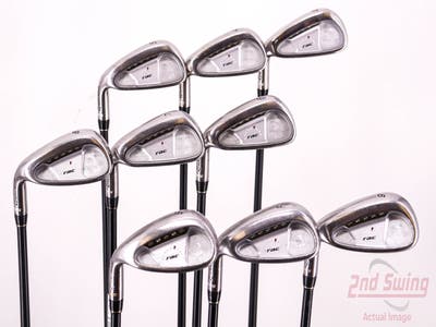 TaylorMade Rac OS Iron Set 4-PW SW Stock Graphite Shaft Graphite Regular Left Handed 38.5in