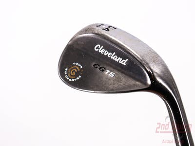 Cleveland CG15 Black Pearl Wedge Sand SW 54° 10 Deg Bounce Cleveland Traction Wedge Steel Wedge Flex Right Handed 35.75in