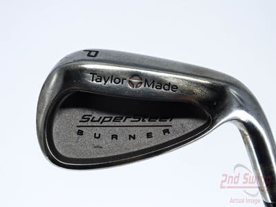 TaylorMade Supersteel Single Iron Pitching Wedge PW Stock Steel Shaft Steel Stiff Right Handed 36.25in