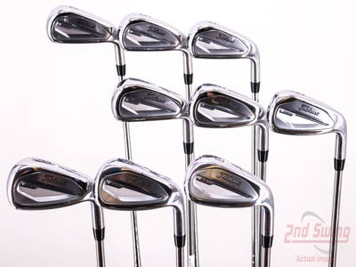 Mint Titleist 2023 T350 Iron Set 5-PW AW GW True Temper AMT Red R300 Steel Regular Right Handed 38.5in