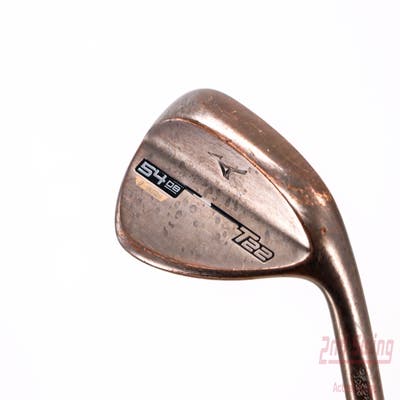 Mizuno T22 Denim Copper Wedge Sand SW 54° 8 Deg Bounce D Grind Dynamic Gold Tour Issue S400 Steel Stiff Right Handed 35.5in