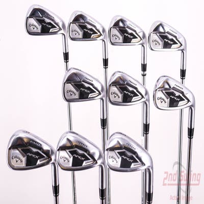 Callaway Apex 19 Iron Set 3-PW AW SW FST KBS MAX 90 Steel Regular Right Handed 39.0in