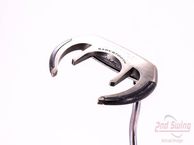 Odyssey White Ice Sabertooth Putter Slight Arc Steel Right Handed 35.0in