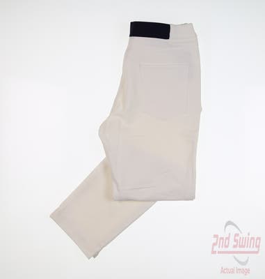 New Womens Peter Millar Pants 8 x White MSRP $129