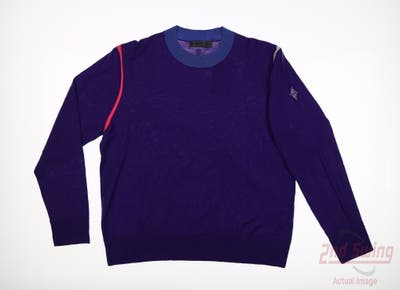 New W/ Logo Womens G-Fore Sweater Large L Purple MSRP $199