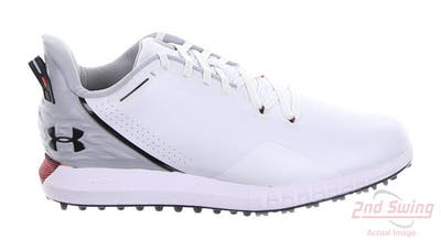 New Mens Golf Shoe Under Armour UA HOVR Drive Spikeless 10 White/Grey MSRP $140 3025079-100
