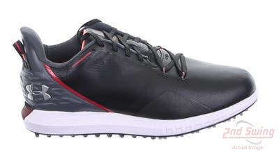 New Mens Golf Shoe Under Armour UA HOVR Drive Spikeless 10 Black/Grey MSRP $140 3025079-001