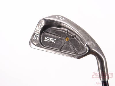 Ping ISI K Single Iron 8 Iron Stock Graphite Shaft Graphite Regular Right Handed Gold Dot 36.75in
