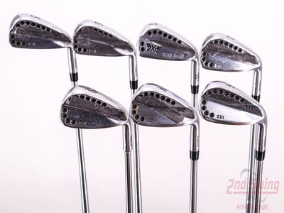 PXG 0311 Chrome Iron Set 4-PW Stock Steel Shaft Steel Stiff Right Handed 38.25in