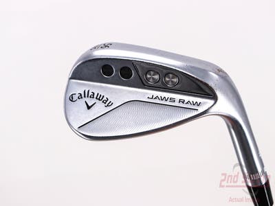 Callaway Jaws Raw Chrome Wedge Sand SW 56° 10 Deg Bounce S Grind Dynamic Gold Spinner TI 115 Steel Wedge Flex Right Handed 35.5in