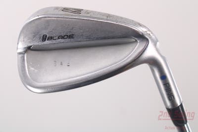 Ping iBlade Single Iron Pitching Wedge PW Stock Steel Shaft Steel X-Stiff Right Handed Blue Dot 35.75in