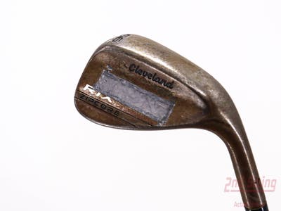 Cleveland RTX ZipCore Raw Wedge Sand SW 56° 12 Deg Bounce Dynamic Gold Tour Issue S400 Steel Stiff Right Handed 35.5in