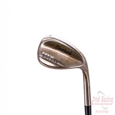 Cleveland RTX ZipCore Raw Wedge Sand SW 56° 10 Deg Bounce Dynamic Gold Spinner TI Steel Wedge Flex Right Handed 35.75in