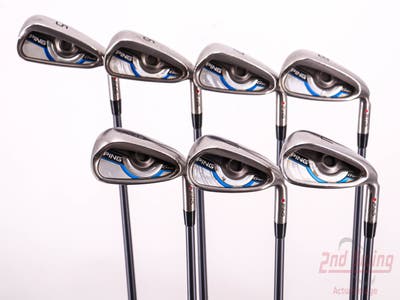 Ping Gmax Iron Set 5-PW AW Ping CFS Graphite Graphite Senior Right Handed Red dot 38.5in