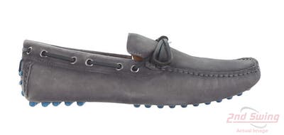 New Mens Golf Shoe Johnnie-O Getaway Driver Loafer 10 Gray MSRP $100 JMFW1290
