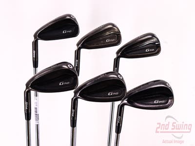 Ping G710 Iron Set 5-PW AWT 2.0 Steel Stiff Left Handed Black Dot 38.75in