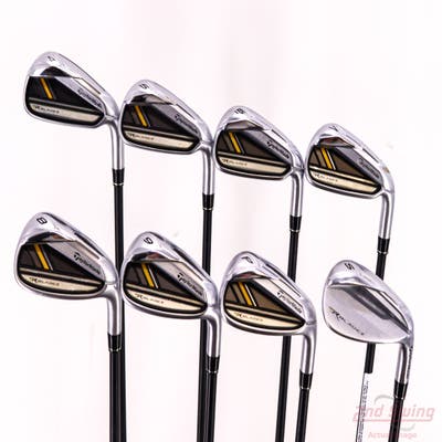 TaylorMade RocketBladez 2.0 Iron Set 4-PW SW TM Matrix RocketFuel 65 Graphite Stiff Right Handed +3/4"