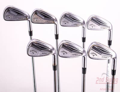 Callaway Apex Pro Iron Set 4-PW FST KBS Tour-V 110 Steel Stiff Right Handed 38.75in