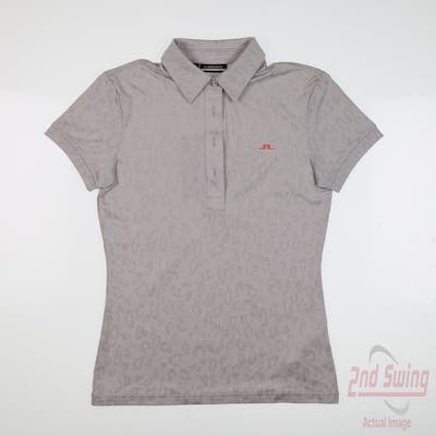 New Womens J. Lindeberg Polo X-Small XS Gray MSRP $92