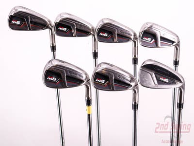 TaylorMade M6 Iron Set 5-PW AW FST KBS MAX 85 Steel Stiff Right Handed 39.75in