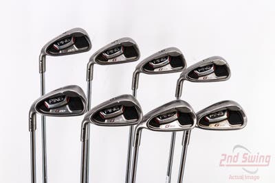 Ping G20 Iron Set 4-PW AW Ping CFS Steel Stiff Left Handed Black Dot 38.5in