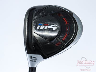 TaylorMade M4 Fairway Wood 3 Wood HL 16.5° Handcrafted Even Flow Blue 65 Graphite Regular Left Handed 43.5in