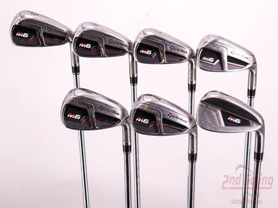 TaylorMade M6 Iron Set 5-PW AW FST KBS MAX 85 Steel Regular Right Handed 38.5in